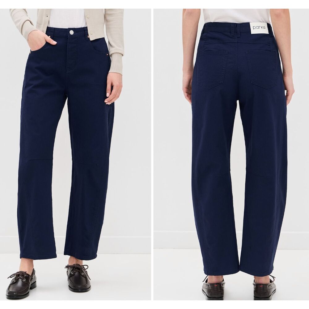 PARKE Cotton Twill Horseshoe Pants Size 27